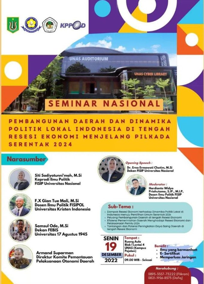 Seminar Nasional “Pembangunan Daerah dan Dinamika Politik Lokal